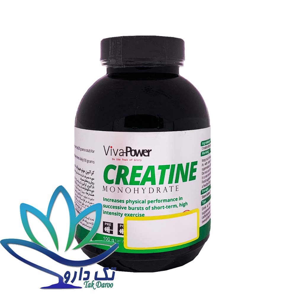 پودر کراتین مونوهیدرات ویوا پاور 100 گرمی